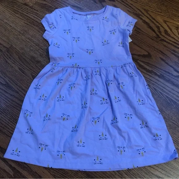 NEW Carter’s Caticorn Dress 4 - Picture 2 of 7